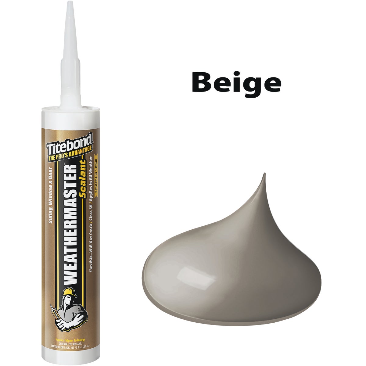 Titebond WeatherMaster 10.1 Oz. Polymer Sealant, 46121 Beige