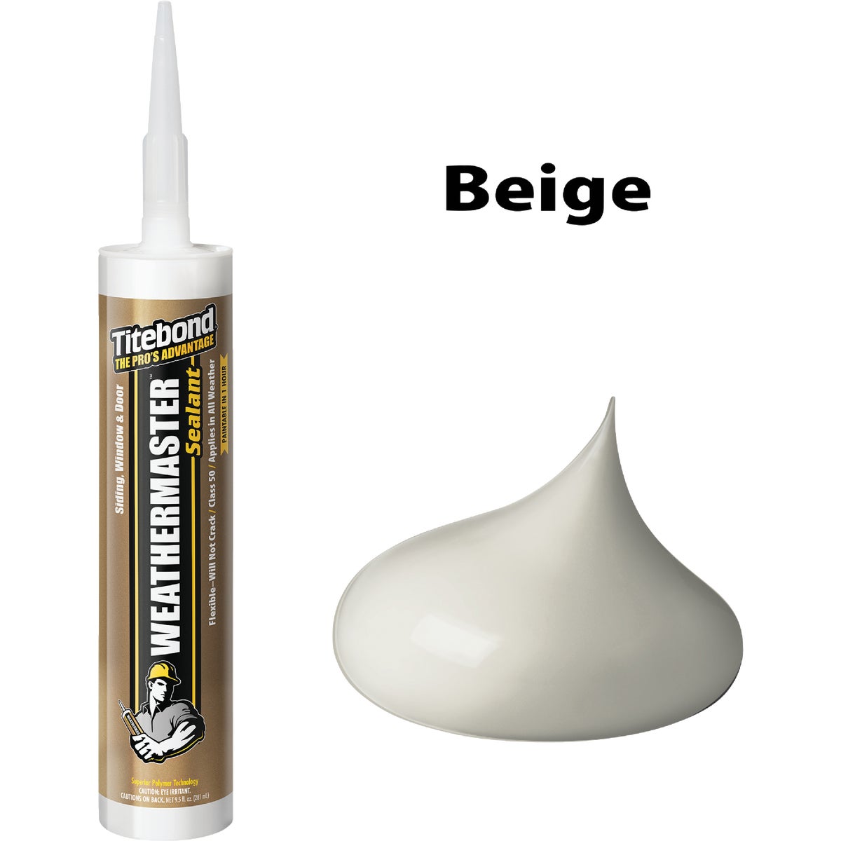 Titebond WeatherMaster 10.1 Oz. Polymer Sealant, 46321 Beige