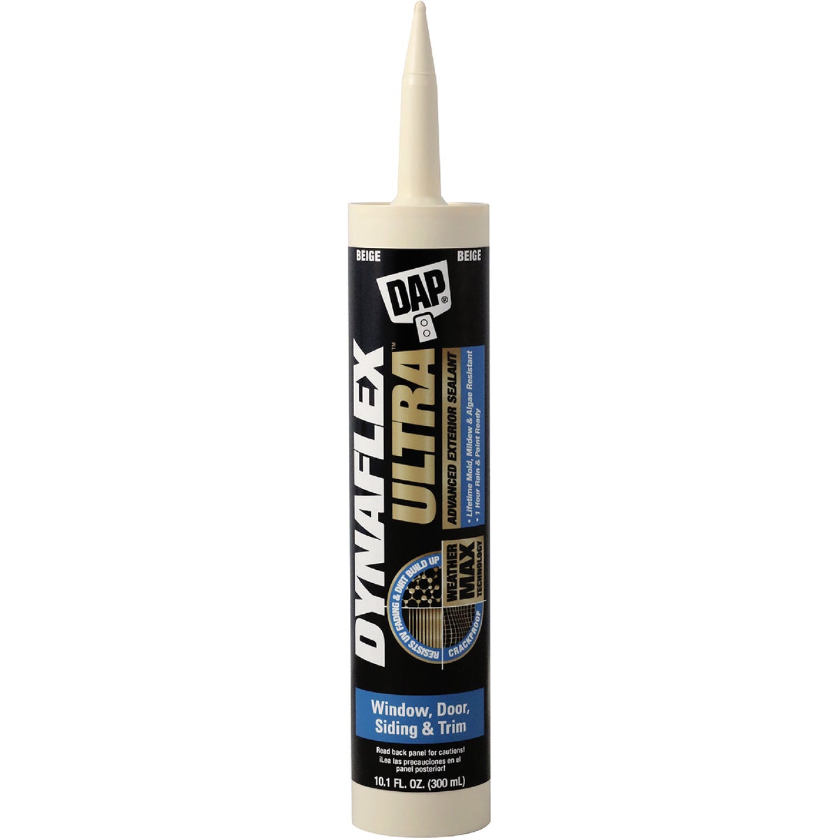 Dap Dynaflex Ultra 10.1 Oz. Beige Advanced Exterior Sealant for Window, Door & Siding