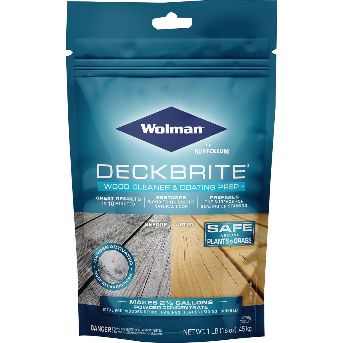Wolman DeckBrite 1 Lb. Wood Cleaner & Coating Prep