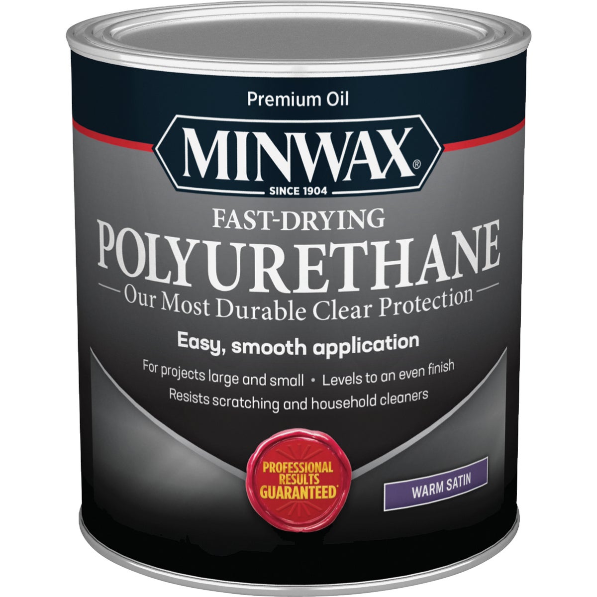Minwax Satin Fast-Drying Interior Polyurethane, 1 Qt.