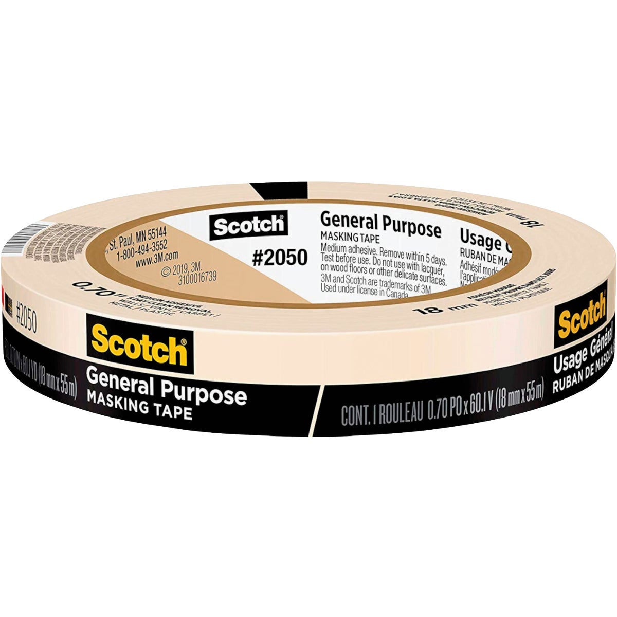 Scotch 0.70 x 60.1 Yd. General Purpose Painting Masking Tape