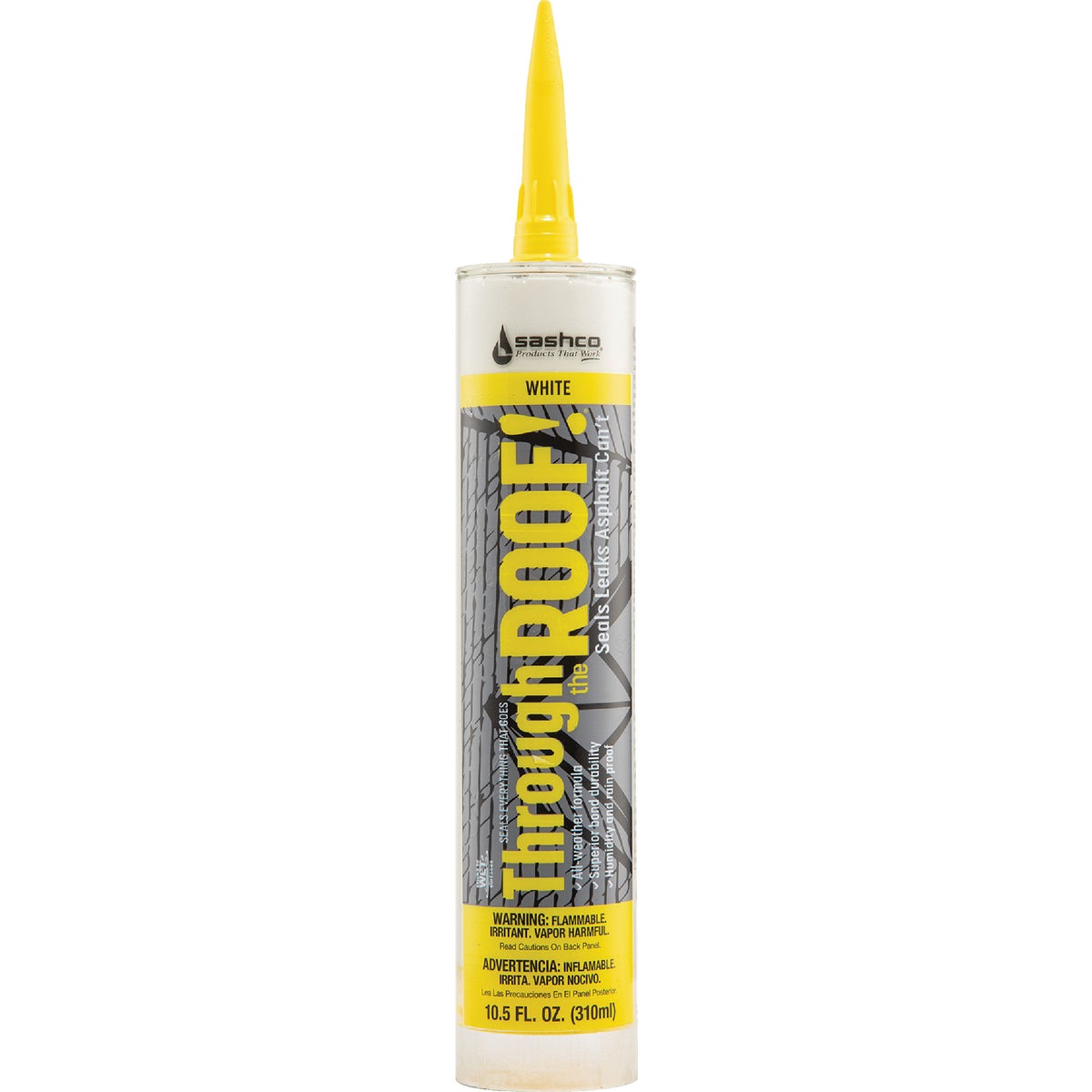 Through the Roof! 10.5 Oz. White Roof Sealant
