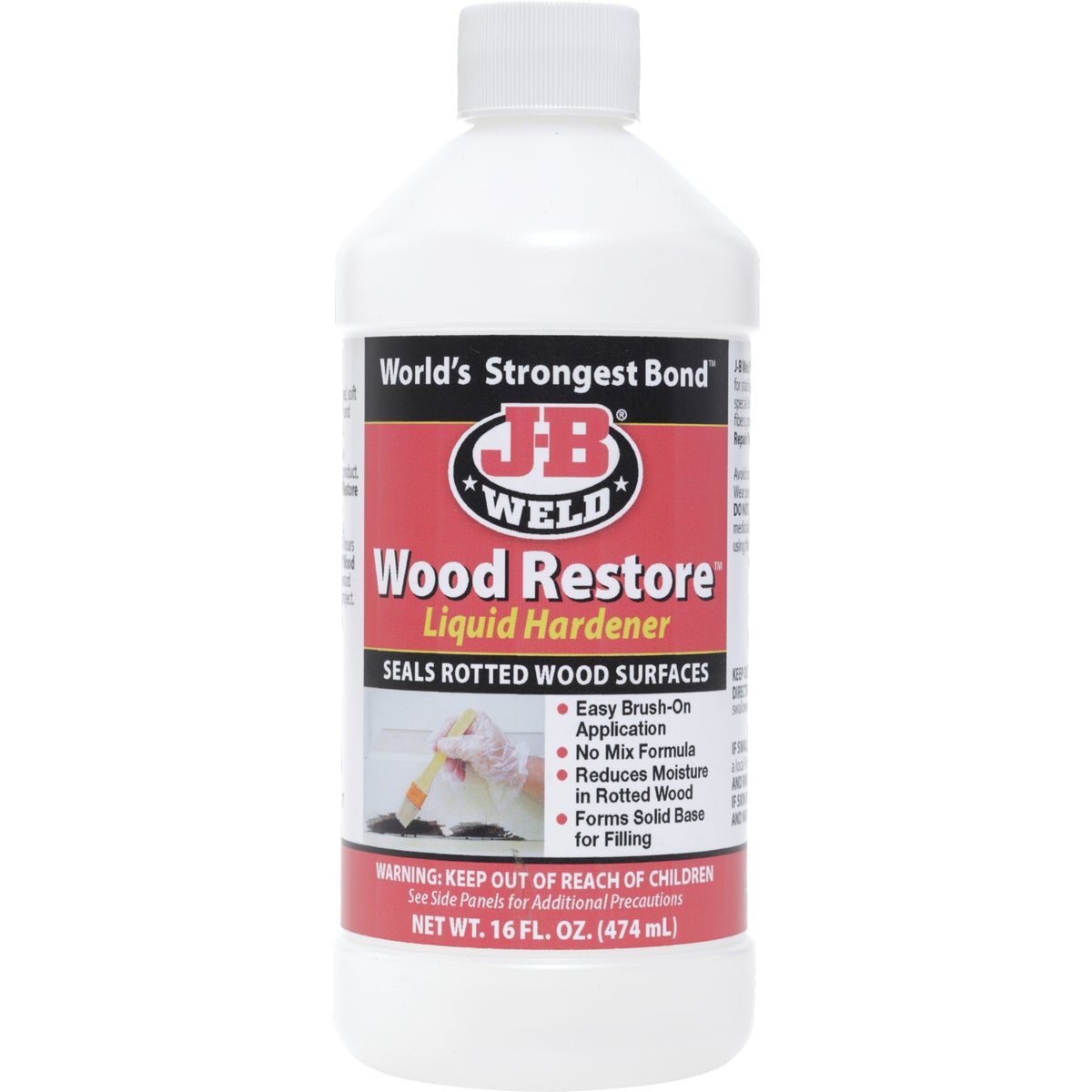 J-B Weld Wood Restore 16 Oz. Liquid Hardener