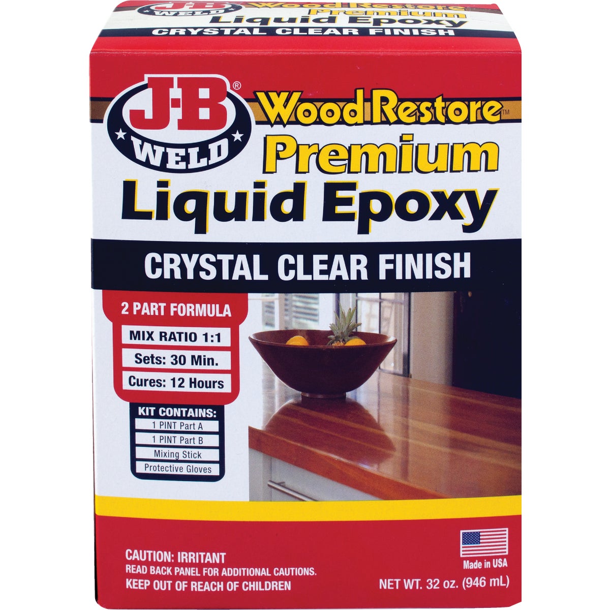 32OZ LIQ PRM WOOD EPOXY