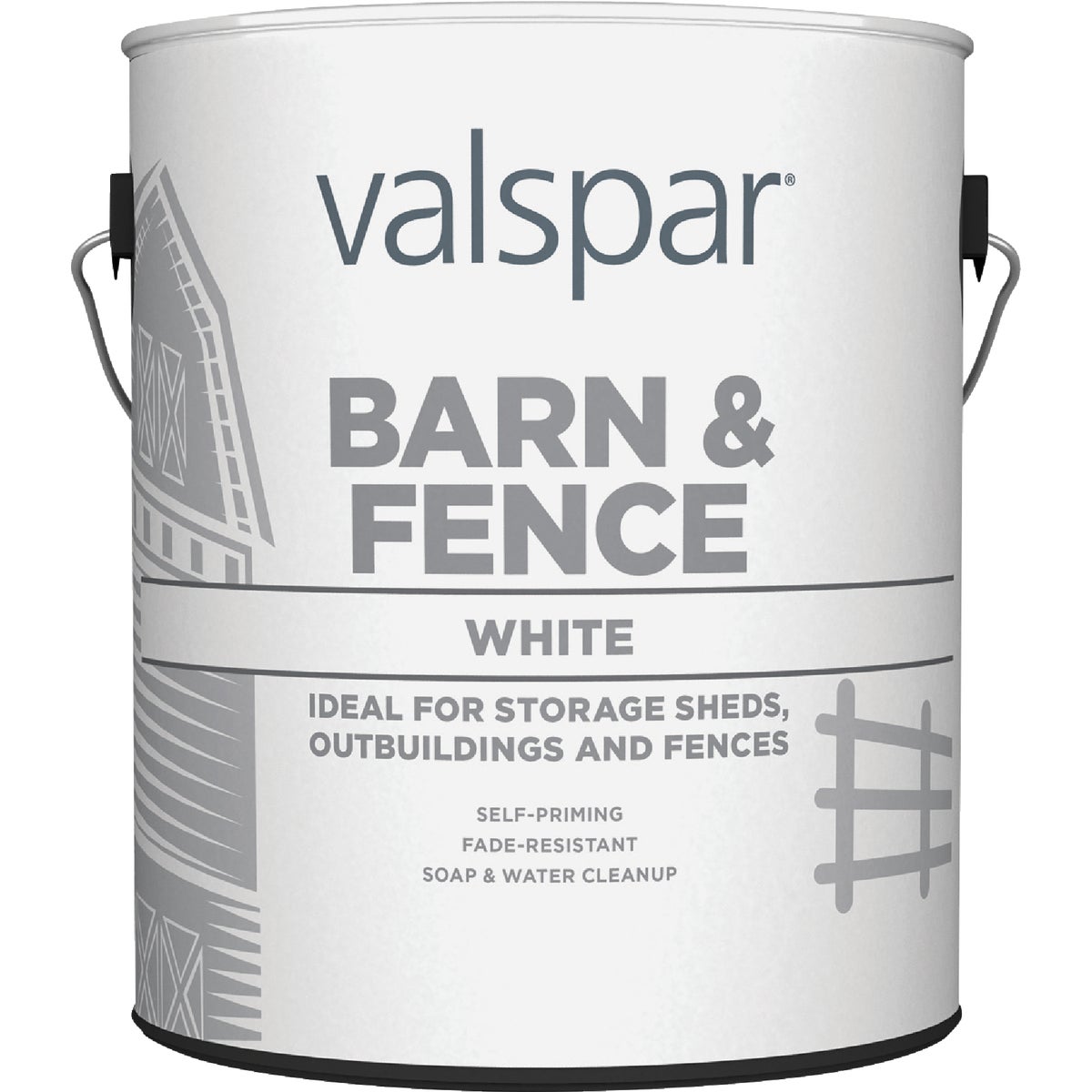 LTX FLAT WHT BARN PAINT