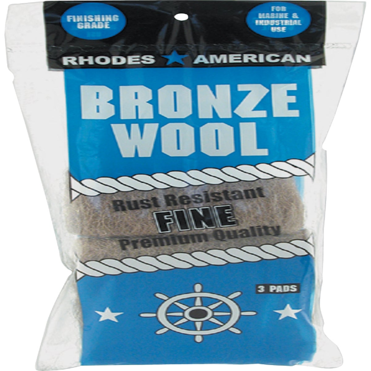 3PK FINE BRONZE WOOL