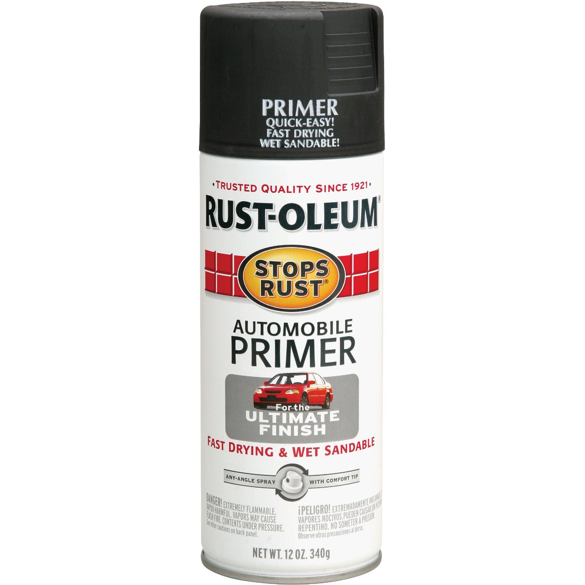 Rust-Oleum Stops Rust Dark Gray 12 Oz. Spray Automotive Paint Primer