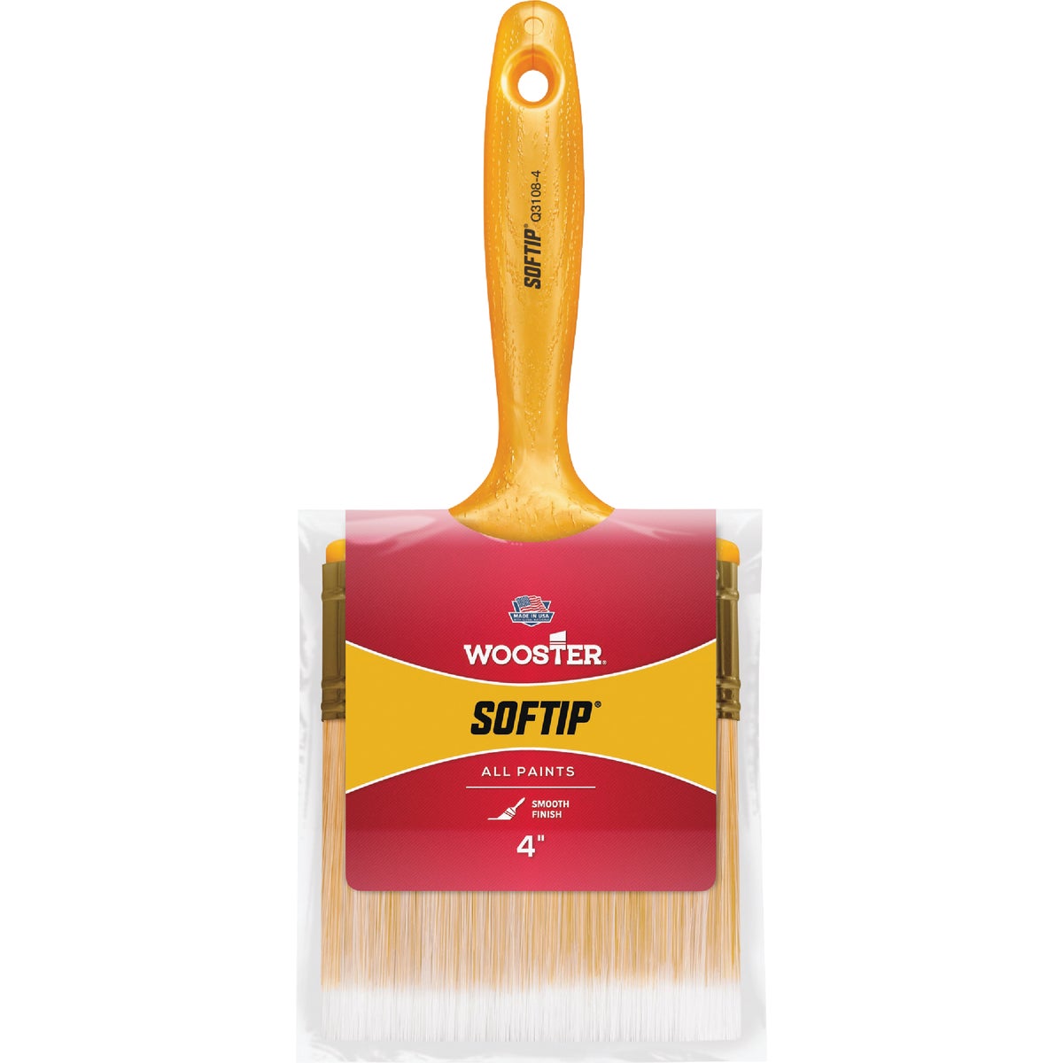 4″ FLAT SOFTIP BRUSH