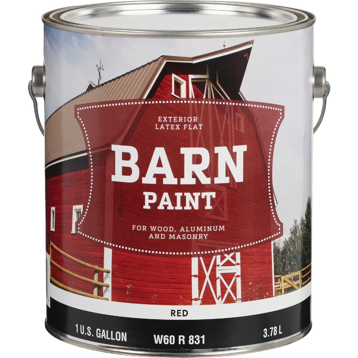 FLAT LTX RED BARN PAINT