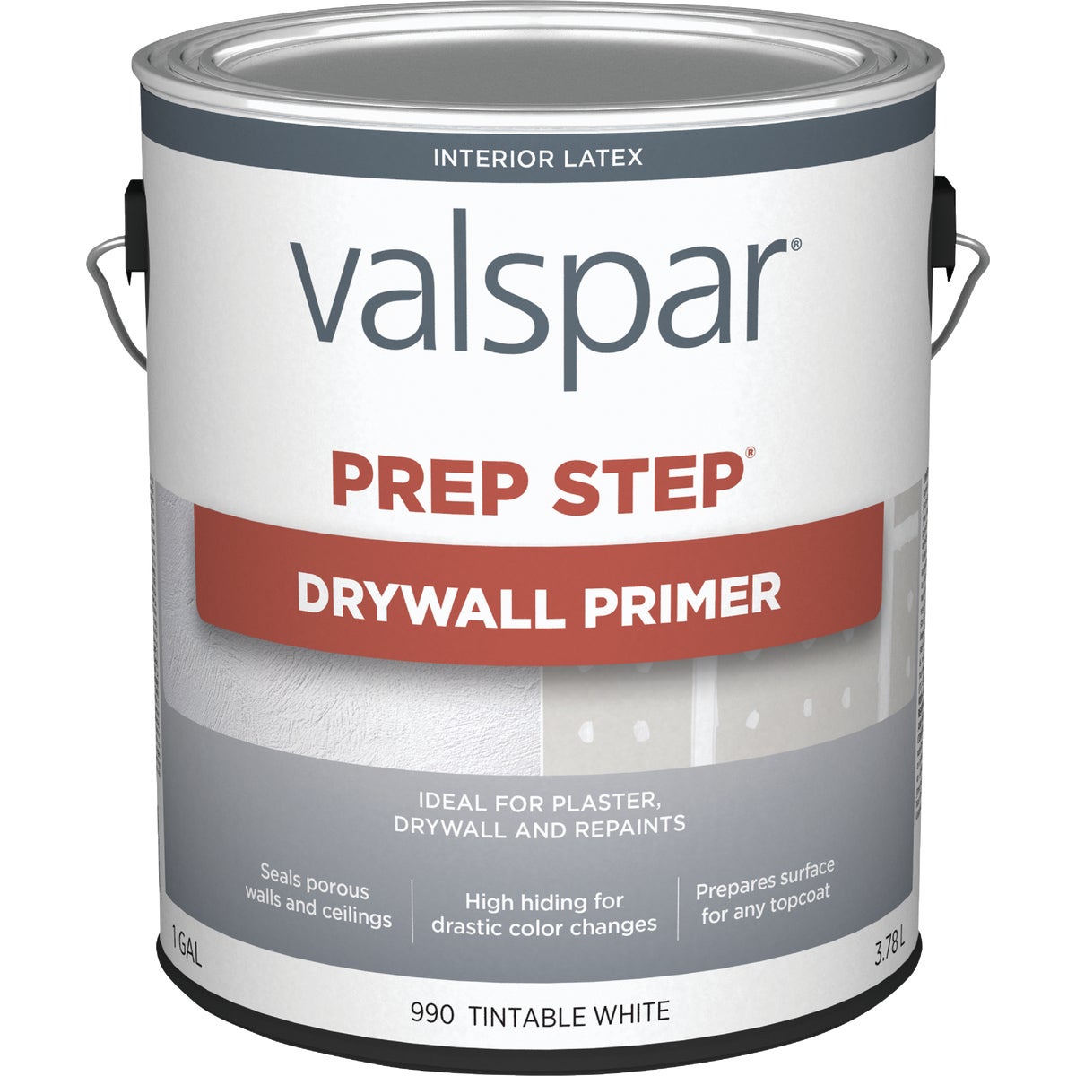 Valspar Prep-Step Drywall Primer, White, 1 Gal.