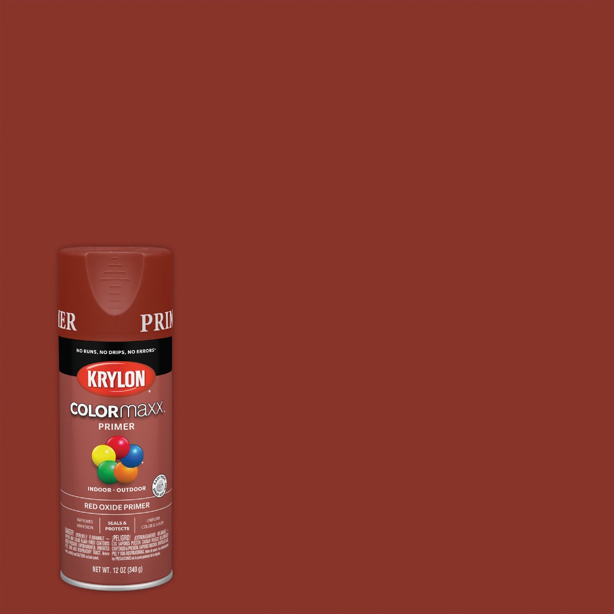 Krylon ColorMaxx Ruddy Brown 12 Oz. All-Purpose Spray Paint Primer