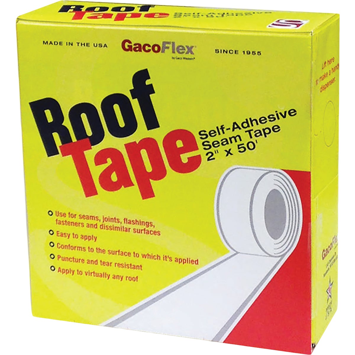 GacoRoof RoofTape 2 In. x 50 Ft. Self Adhesive Seam Tape, 193-946
