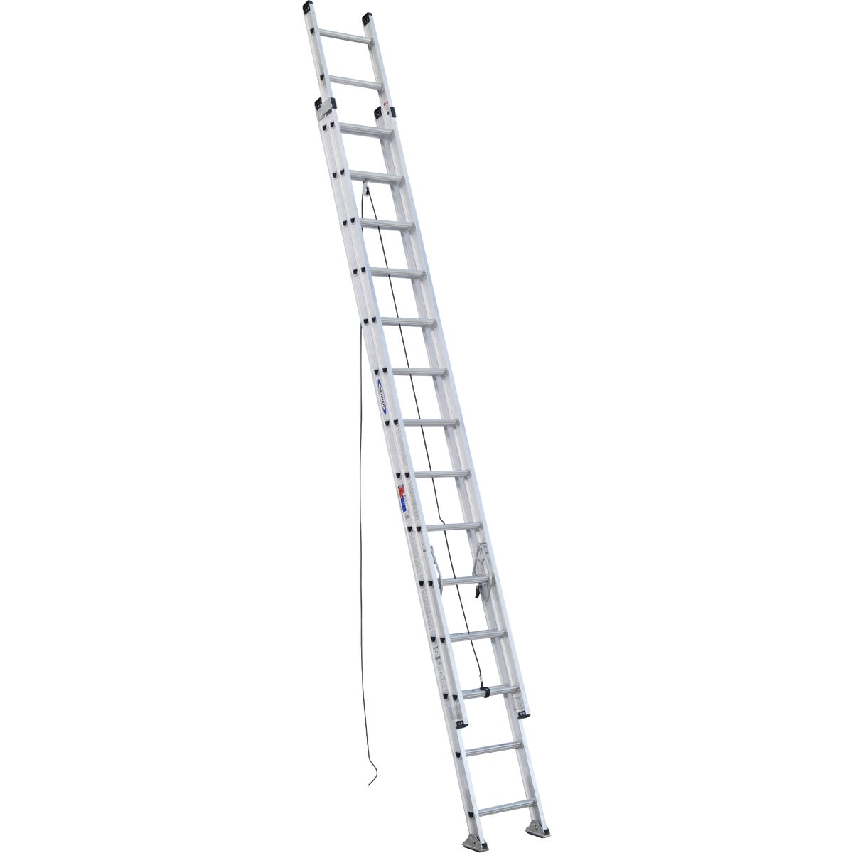 Werner 28 Ft. Aluminum Extension Ladder with 300 Lb. Load Capacity Type IA Duty Rating