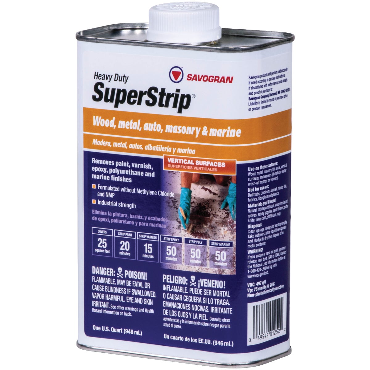 Savogran SuperStrip Methylene Chloride Free Stripper