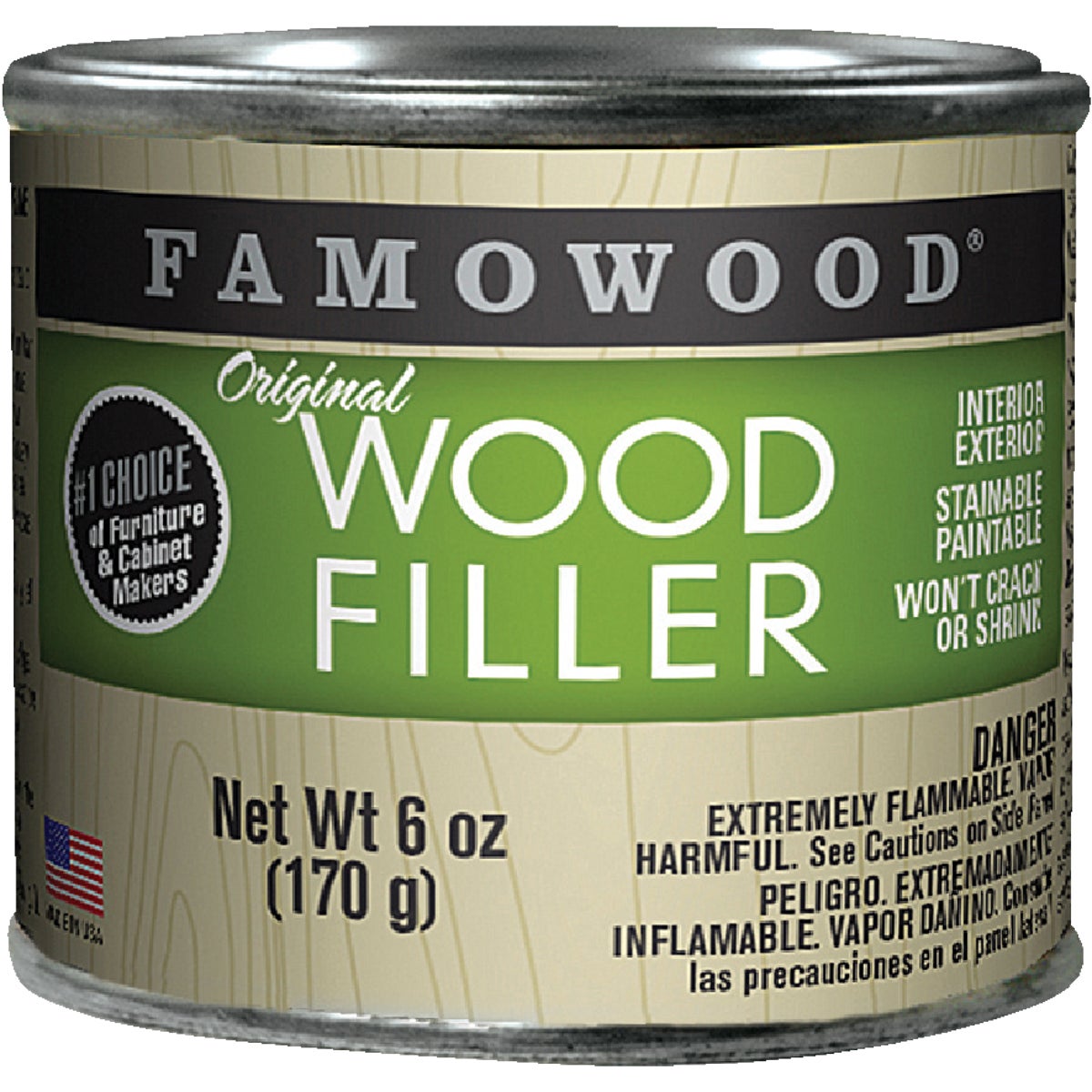 6OZ OAK WOOD FILLER