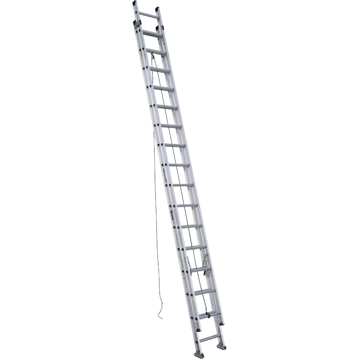Werner 32 Ft. Aluminum Extension Ladder with 300 Lb. Load Capacity Type IA Duty Rating