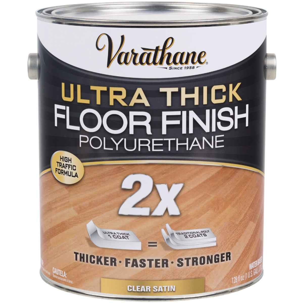 Varathane 1 Gal. Ultra Thick Clear Satin Polyurethane Floor Finish