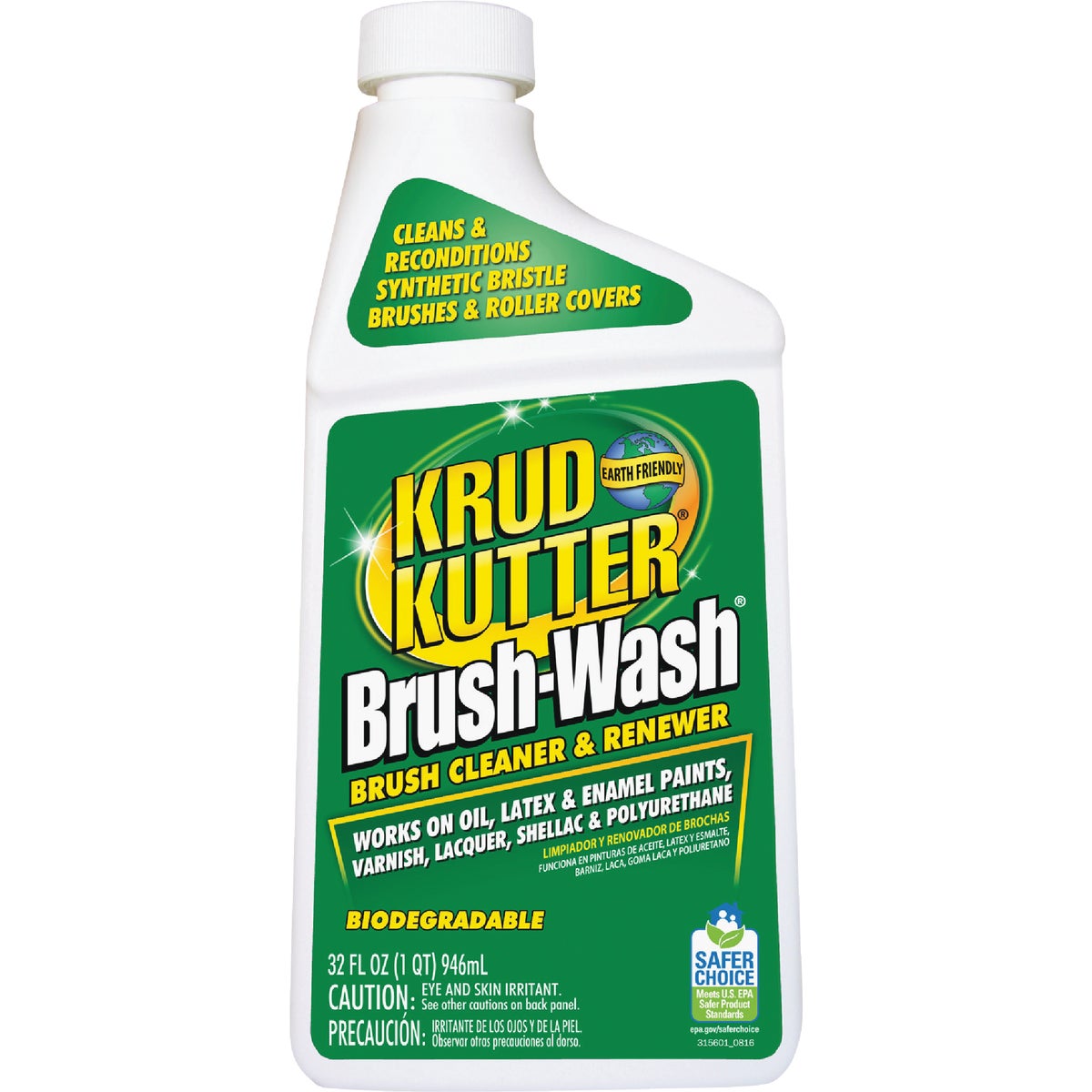 Krud Kutter Brush-Wash 32 Oz. Ready To Use Liquid Brush Cleaner