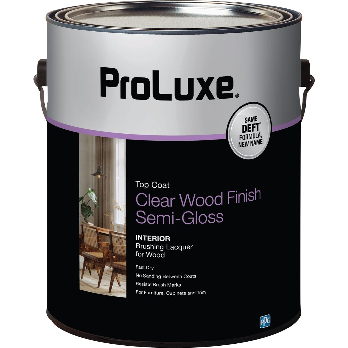 Deft Semi-Gloss Quart 100 Sq. Ft./Qt. Lacquer