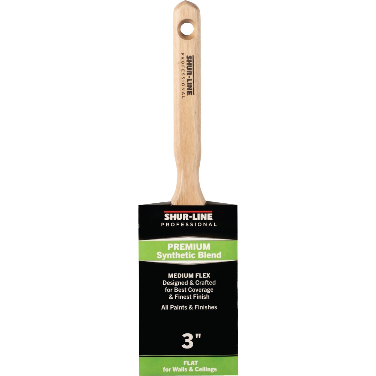 Shur-Line Pro 3 In. Flat Paint Brush