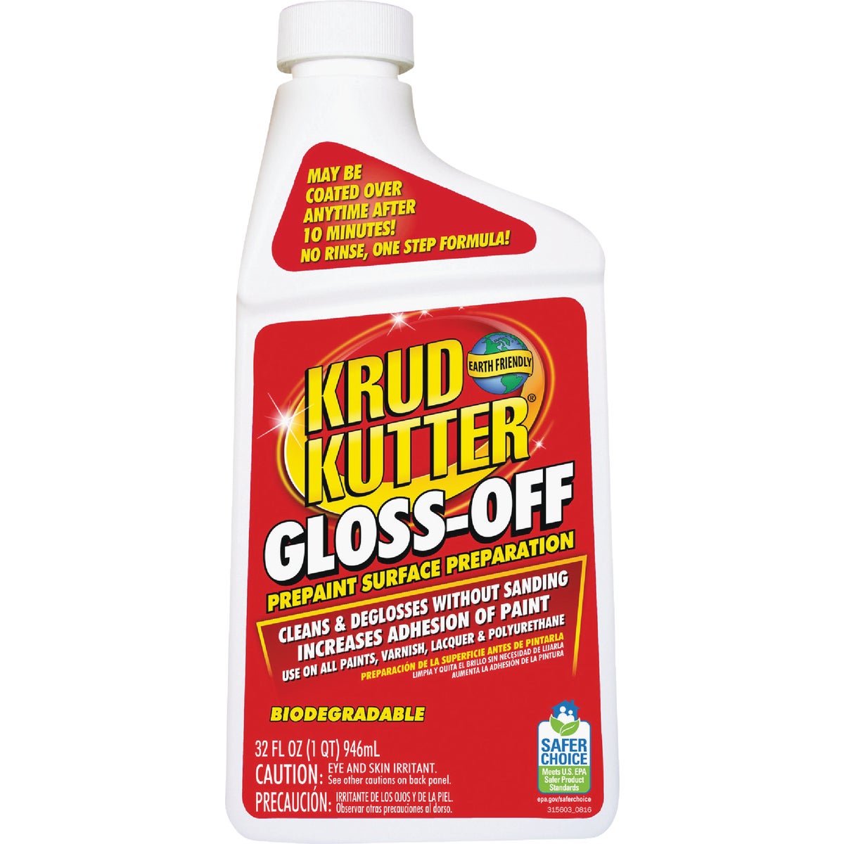 Krud Kutter Gloss-Off 1 Qt. Water-Based Gloss Remover