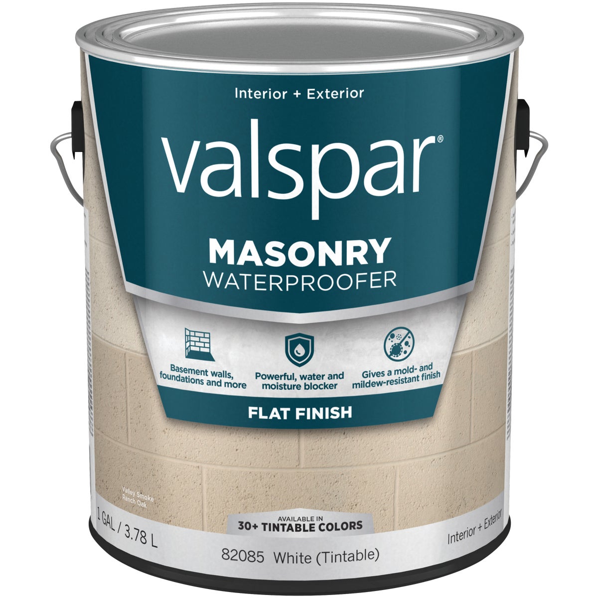 Valspar White Latex Masonry Waterproofer, 1 Gal.