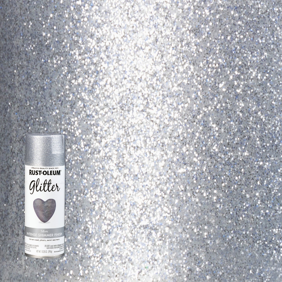 Rust-Oleum Imagine Craft & Hobby 10.25 Oz. Intense Silver Glitter Spray Paint