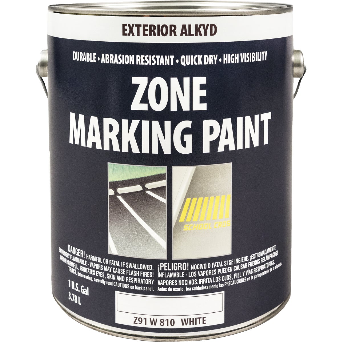 WHT ALKYD TRAFFIC PAINT