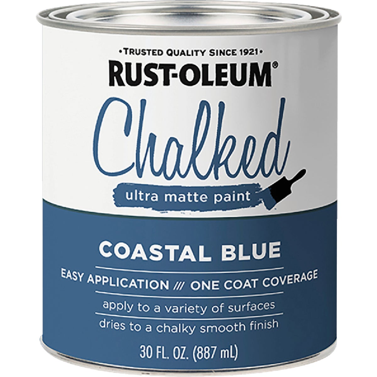 Rust-Oleum Chalked Ultra Matte Coastal Blue 30 Oz. Chalk Paint