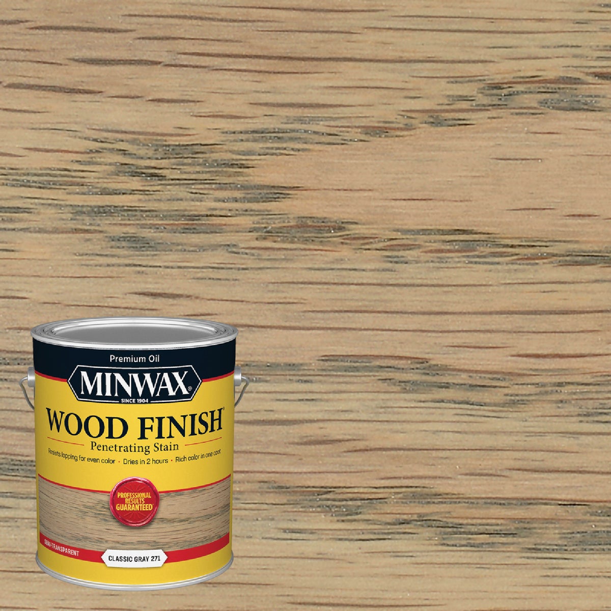 Minwax Wood Finish VOC Penetrating Stain, Classic Gray, 1 Gal.