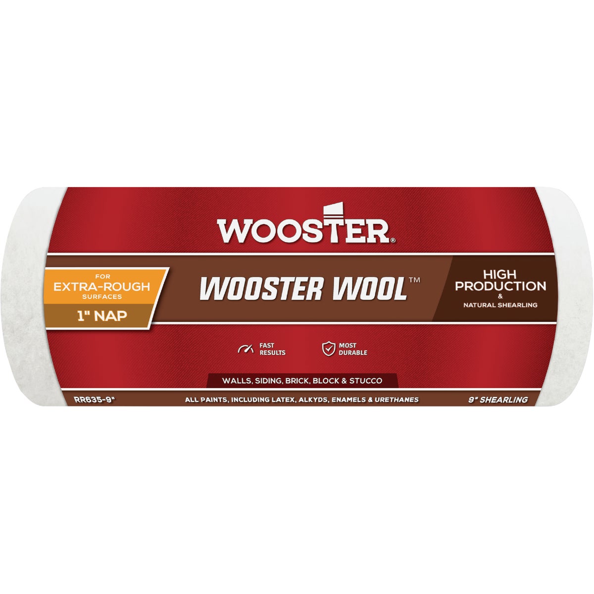 Wooster Wool 9 In. x 1 In. Lambskin Paint Roller Cover