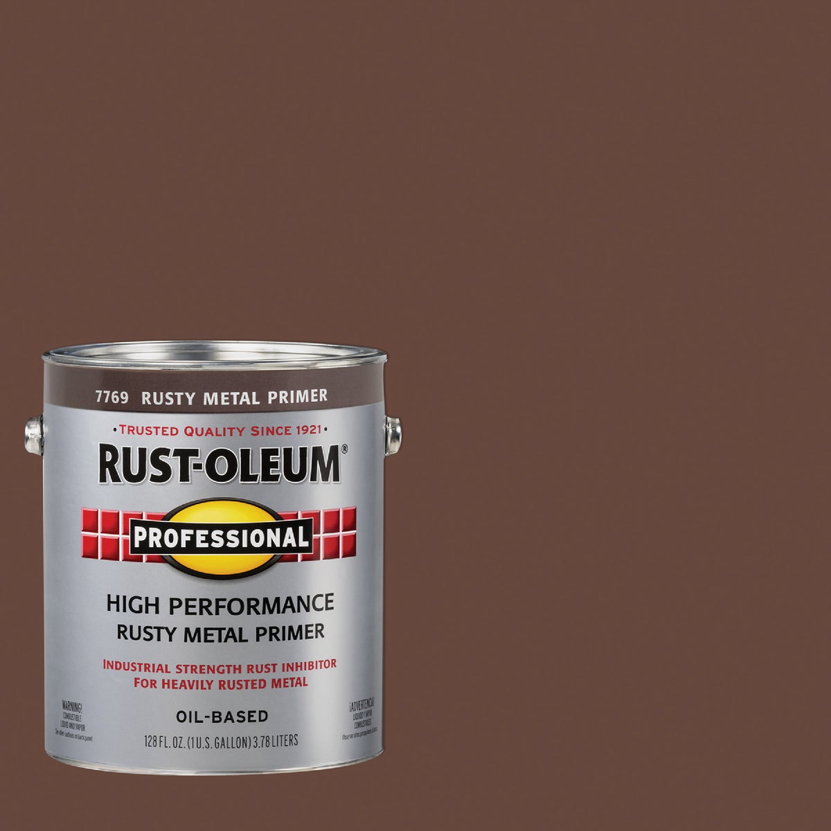 Rust-Oleum Professional High Performance Rusty Metal Primer, Red/Brown, 1 Gal.