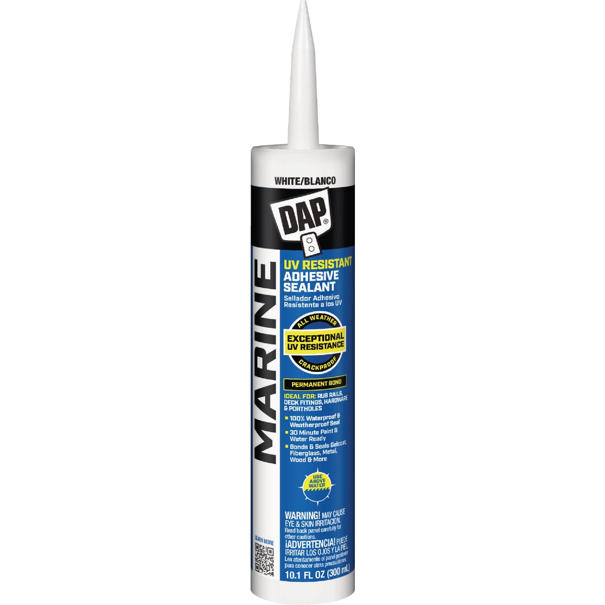 DAP 10.1 Oz. White UV Resistant Marine Adhesive Sealant