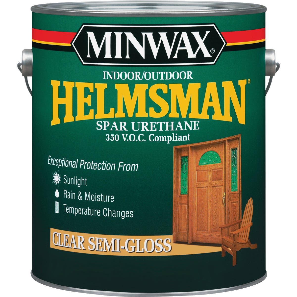 Minwax Helmsman VOC Semi-Gloss Spar Interior & Exterior Varnish, Gallon