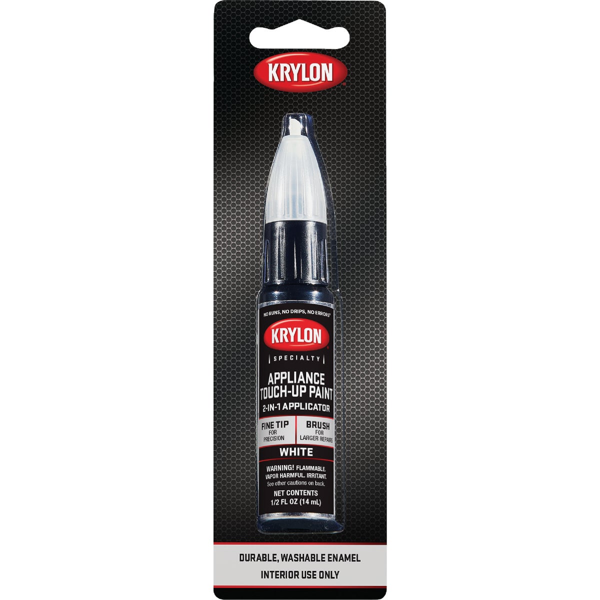 Krylon White 1/2 Fl. Oz. Gloss Appliance Touch-Up Paint