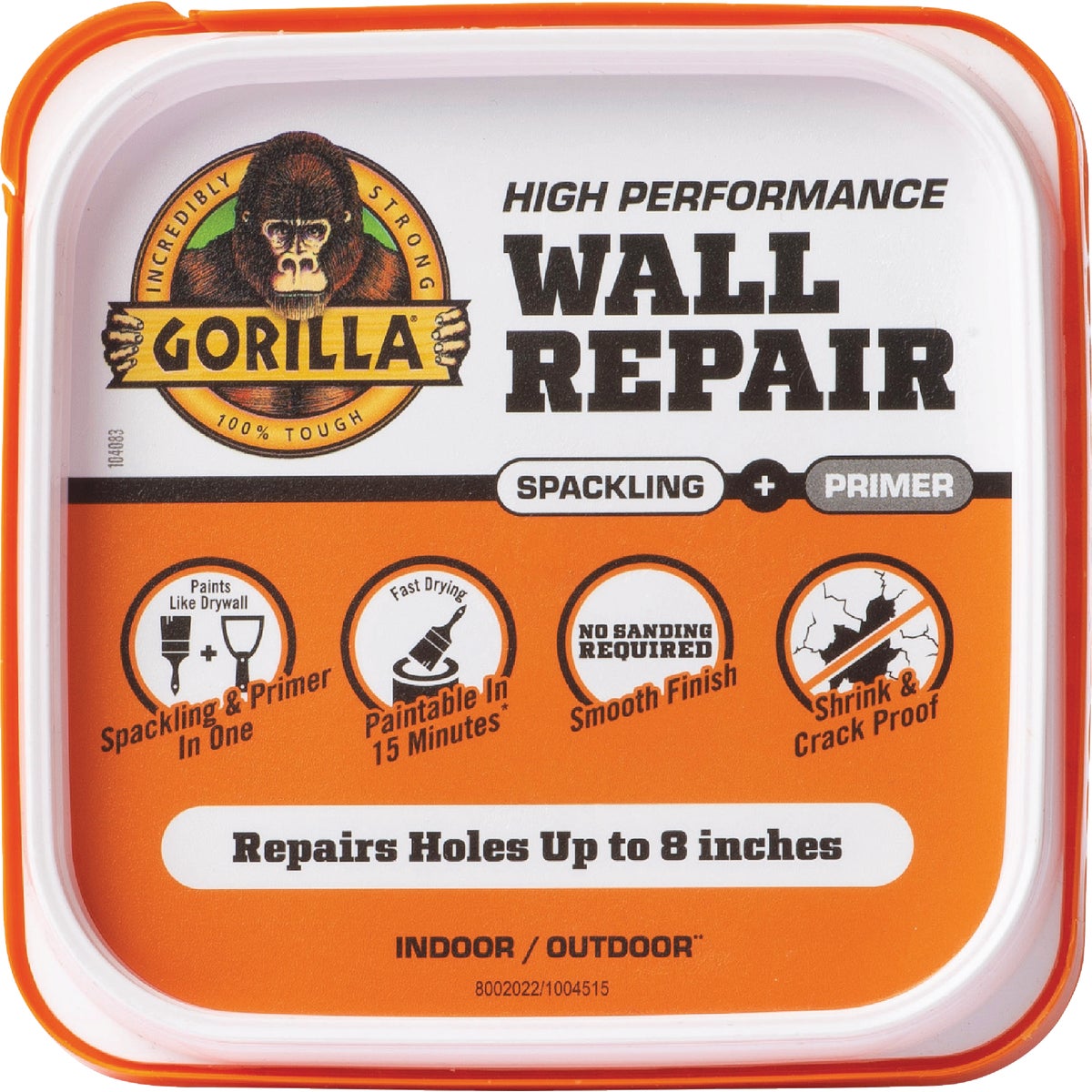 Gorilla 8 Oz. Wall Repair Spackling & Primer