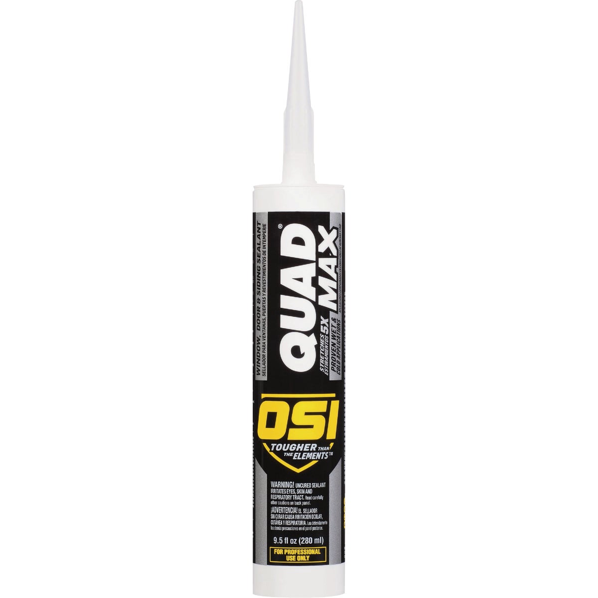 OSI Quad Max 9-1/2 Oz. Window, Door and Siding Polymer Sealant, Beige 296