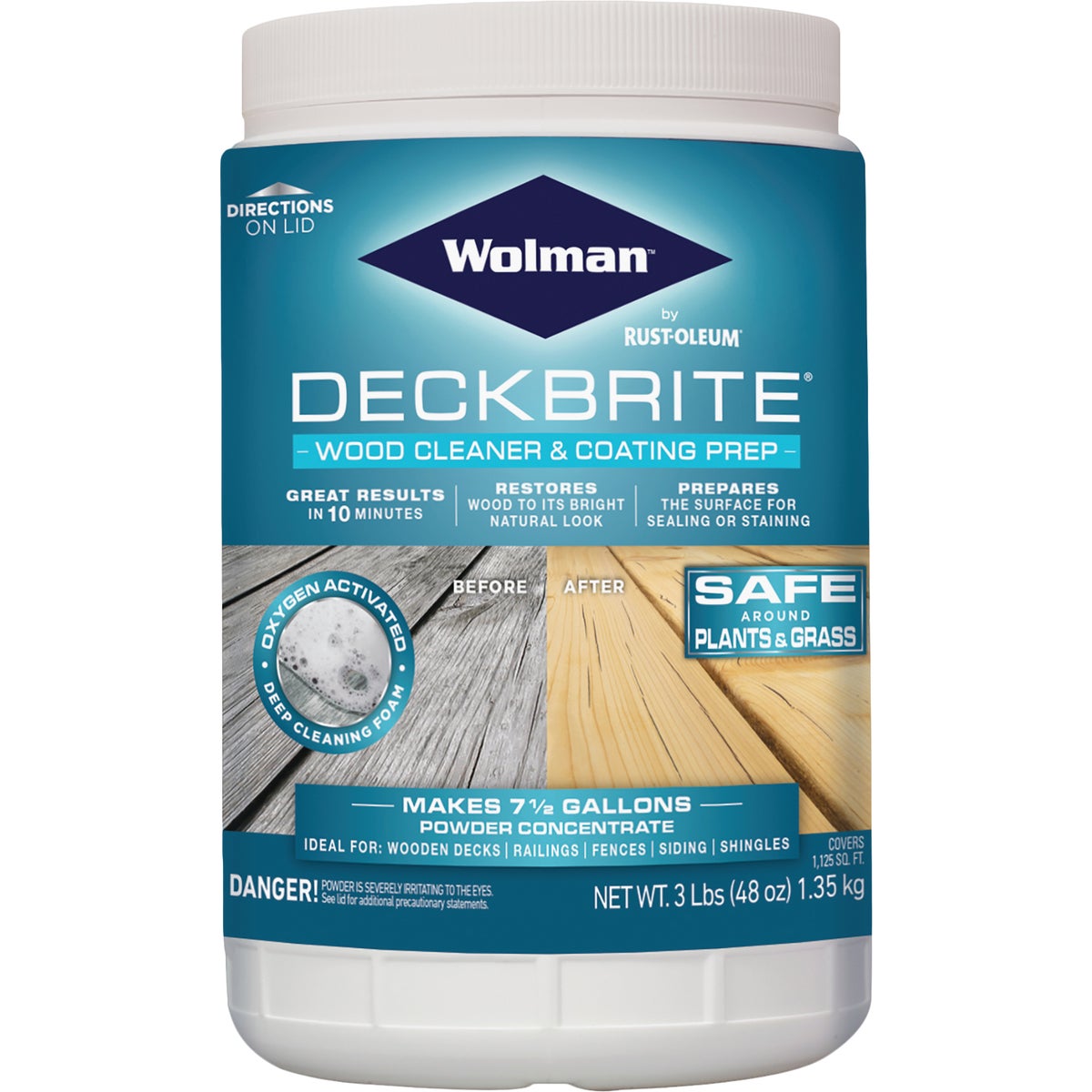 Wolman DeckBrite 3 Lb. Wood Cleaner & Coating Prep