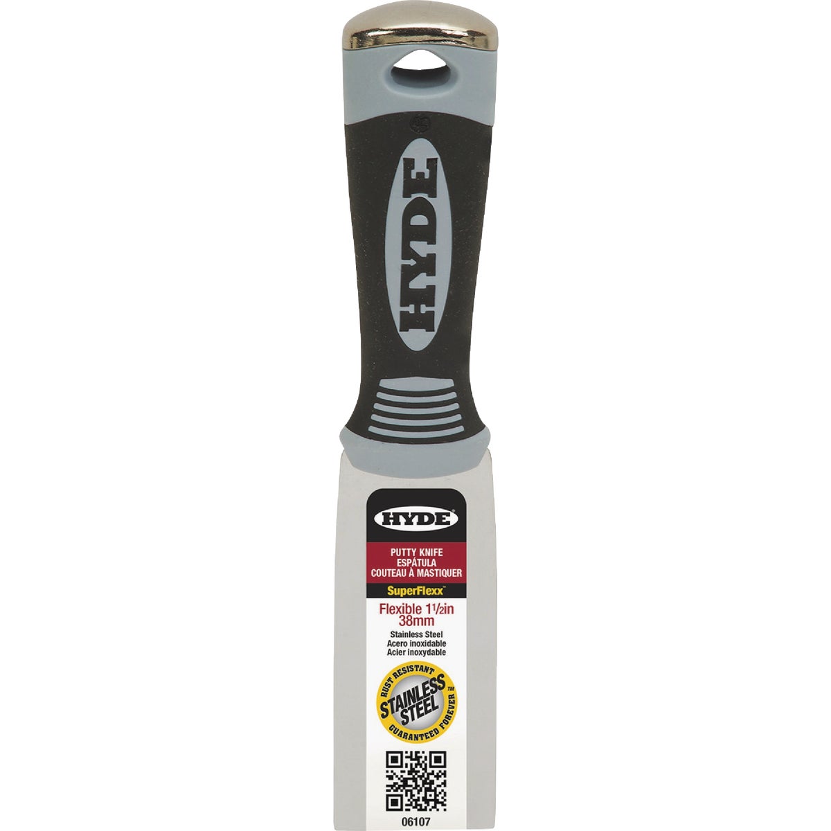 Hyde 1-1/2 In. SuperFlexx Stainless Steel Putty Knives