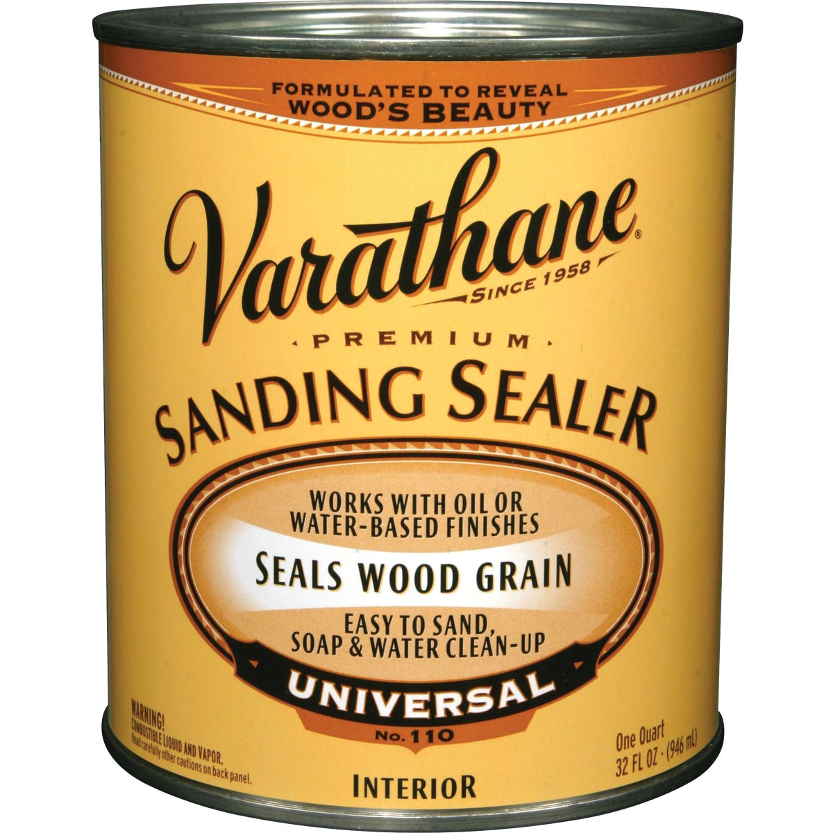Varathane Clear Acrylic Sanding Sealer, 1 Qt.