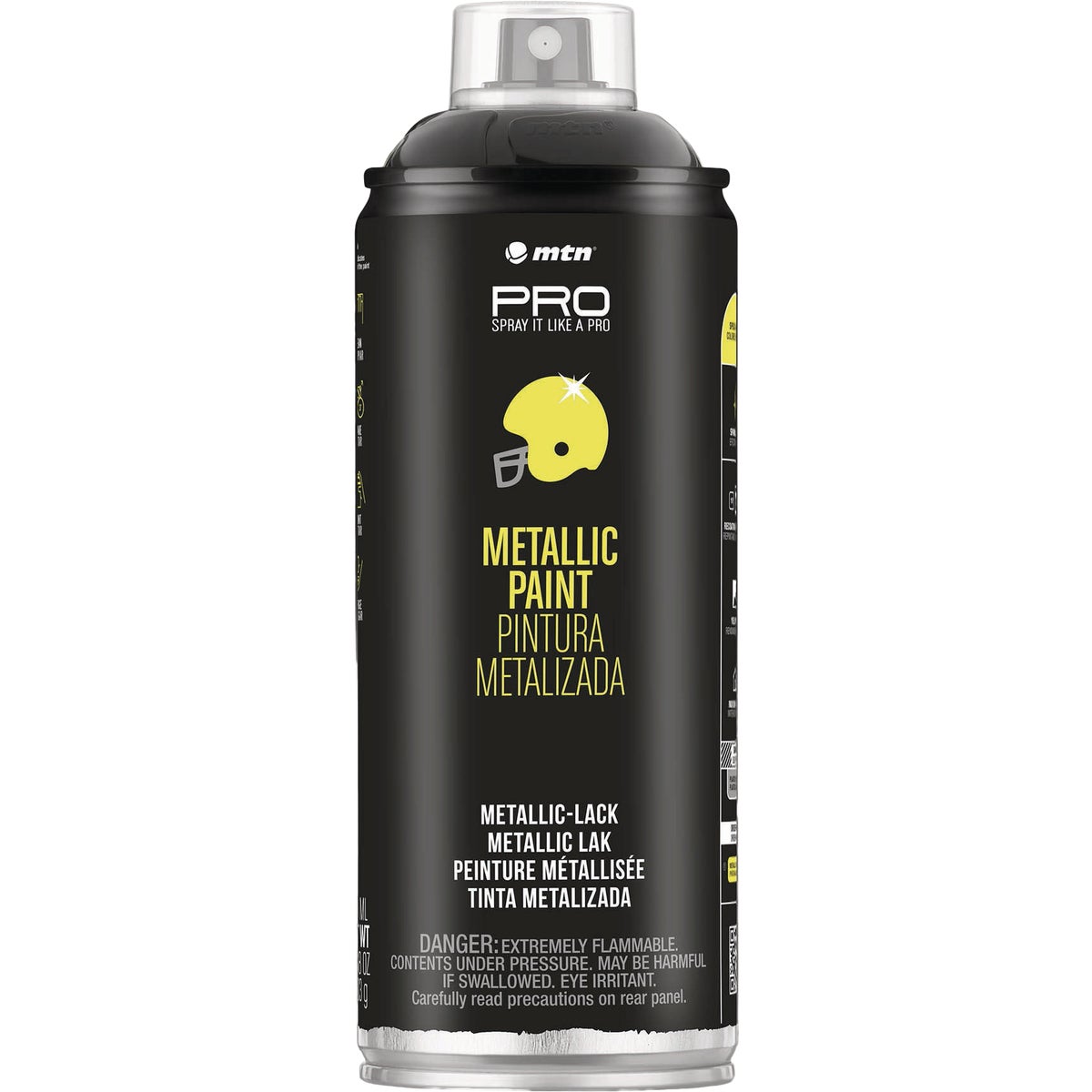 MTN WEPRO 400ml Black Metallic Spray Paint