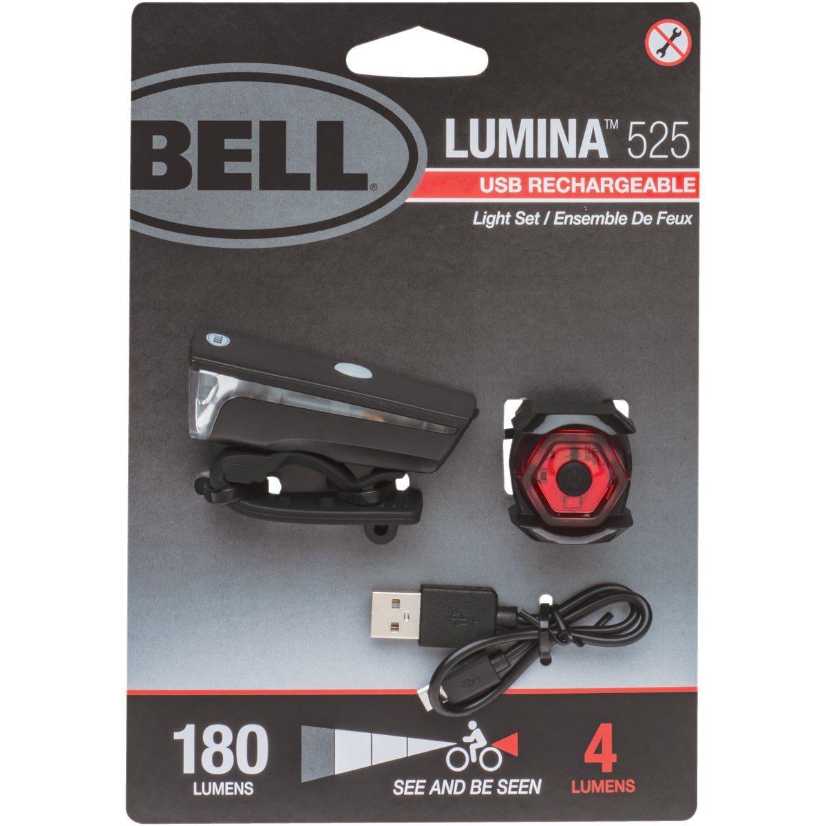 Bell Lumina 525 LED Bicycle Light Set