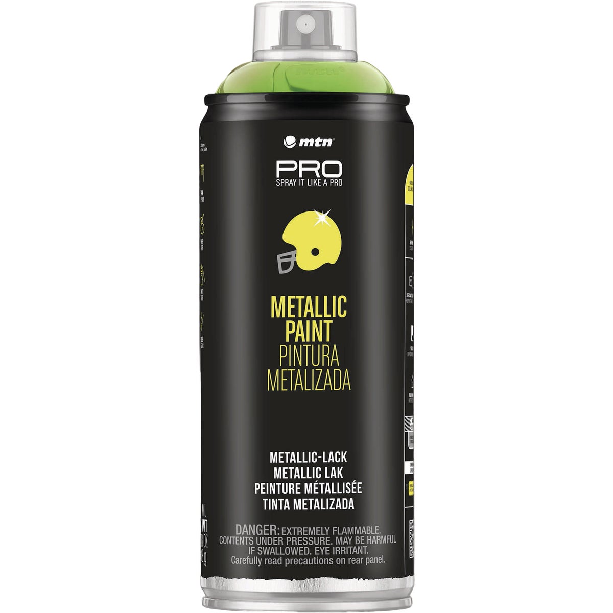 MTN PRO 400ml Metallic Green Spray Paint