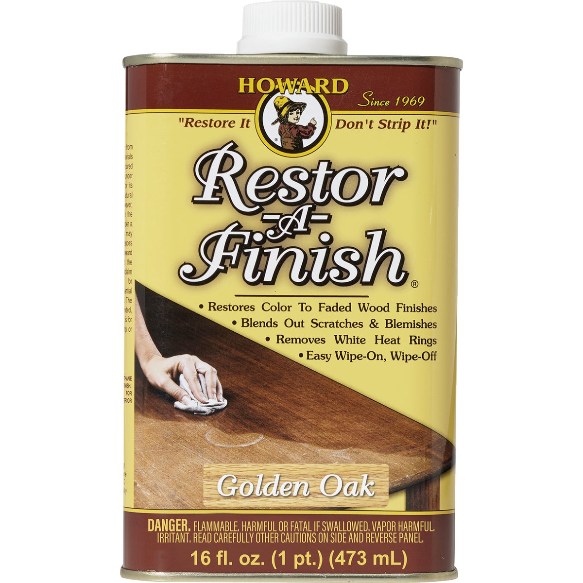 Howard Restor-A-Finish 16 Oz. Golden Oak Wood Finish Restorer