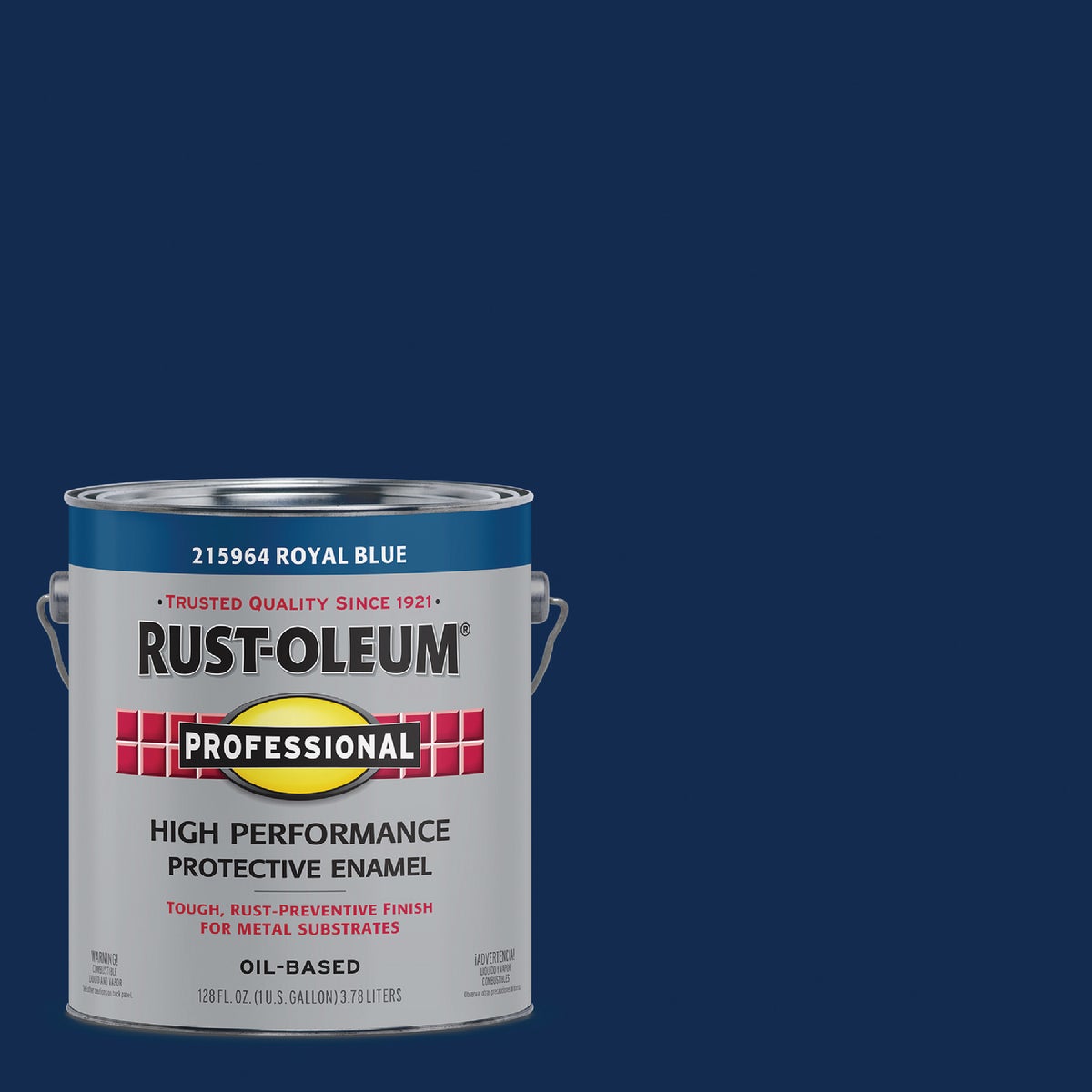 Rust-Oleum Professional Oil-Based Gloss VOC Formula Rust Control Enamel, Royal Blue, 1 Gal.