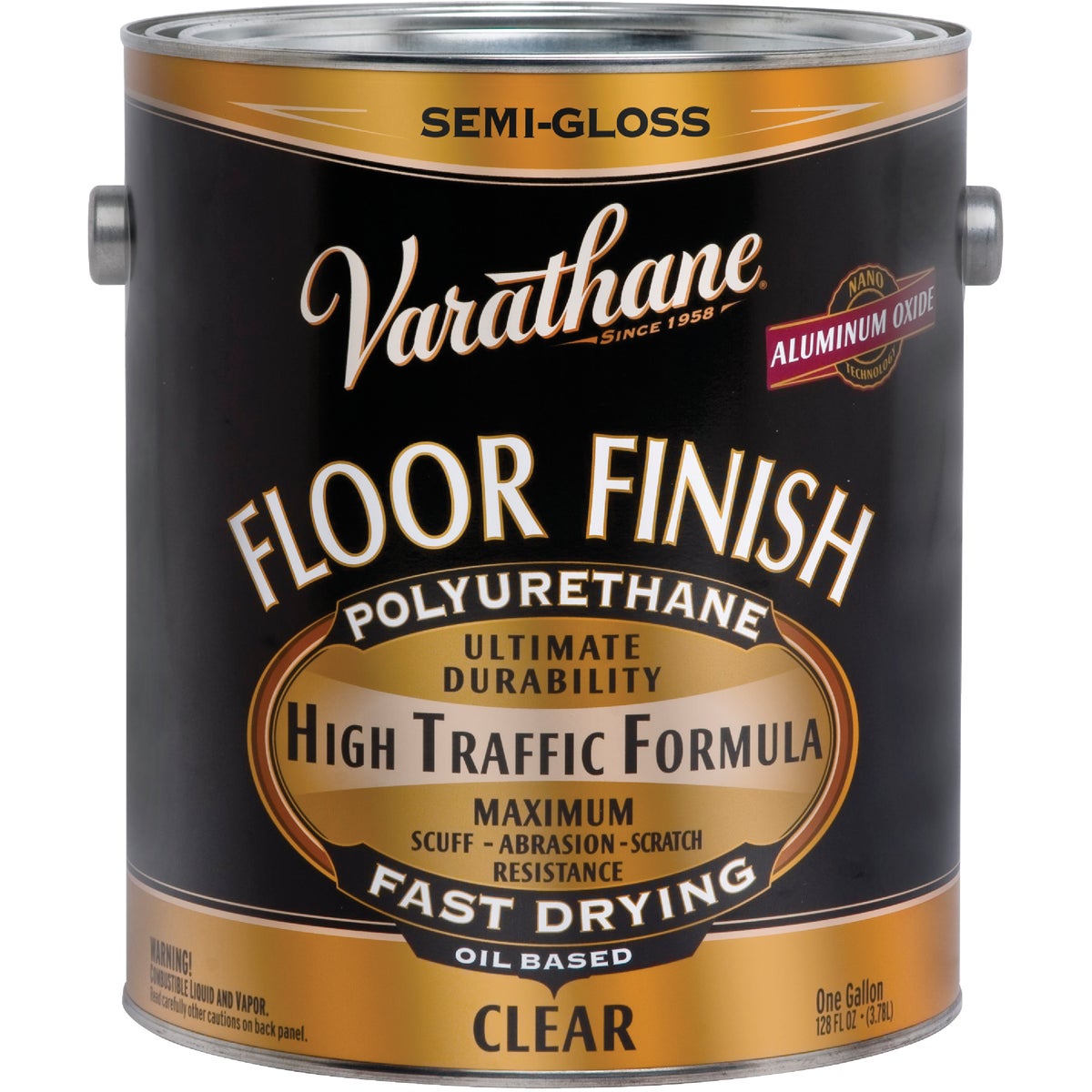 Varathane Premium Oil-Based Clear Semi Gloss Floor Finish, Gallon