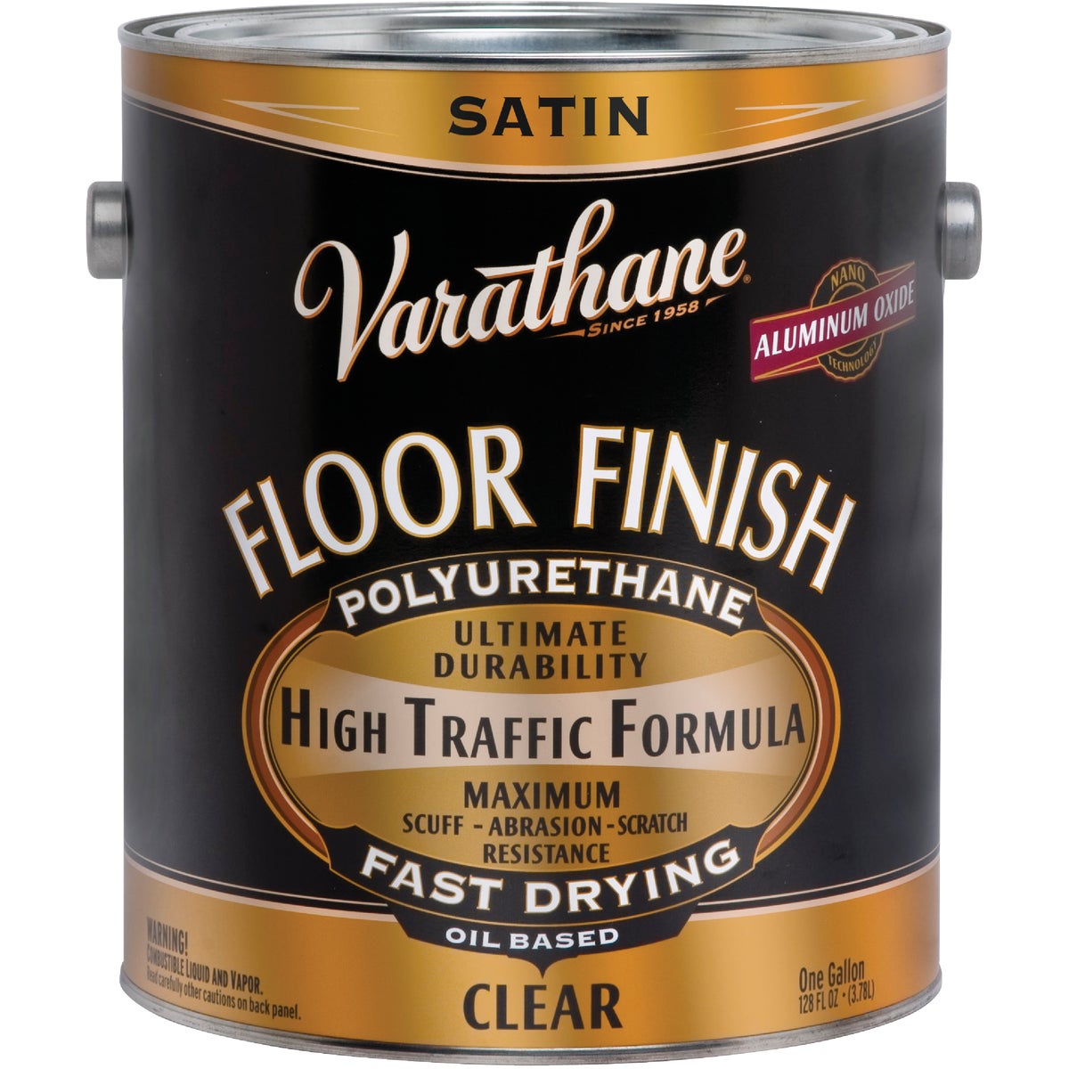 Varathane Premium Oil-Based Clear Satin Floor Finish, Gallon