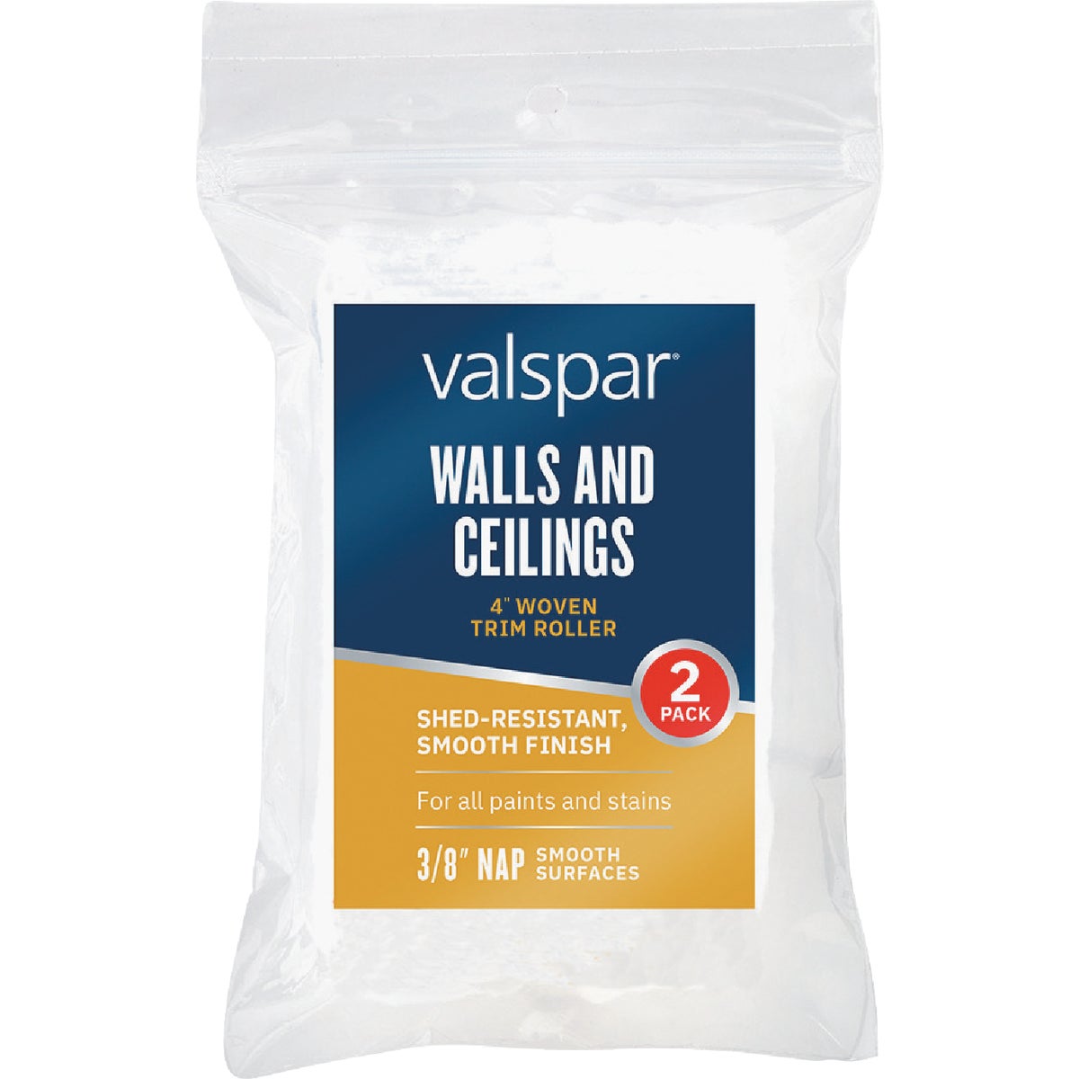 Valspar 4 In. Woven Walls and Ceiling Roller (2-Pack)