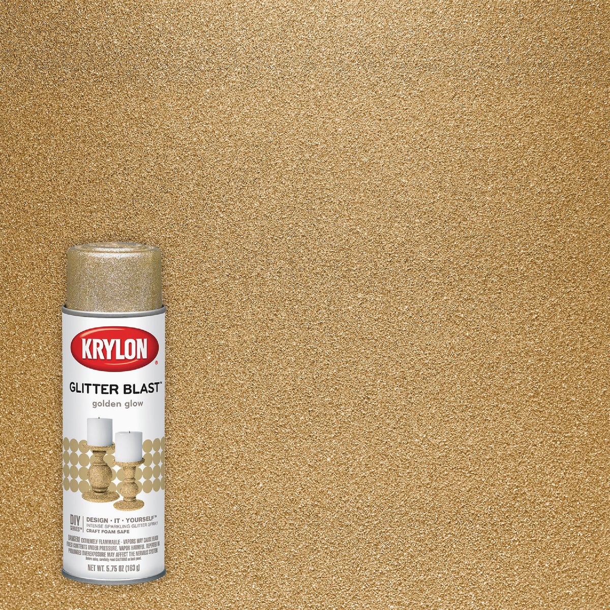 Krylon Glitter Blast 5.75 Oz. Golden Glow Spray Paint